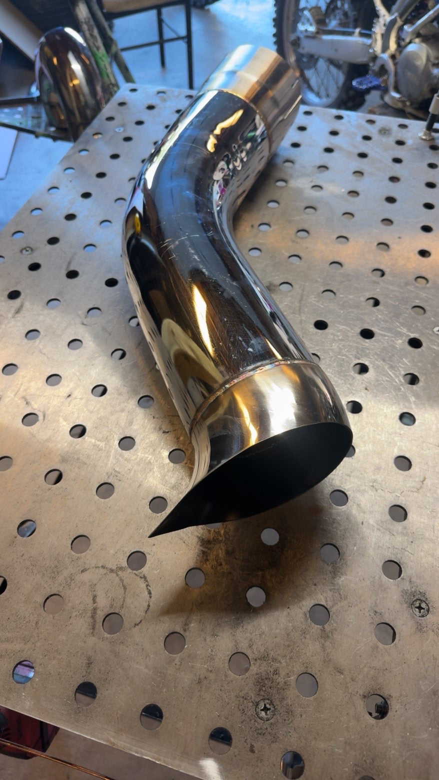 Tear Drop Elbow Exhaust Tips