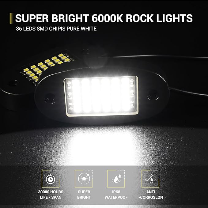 20 Piece Rock Light Bundle